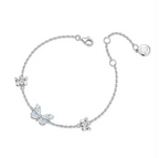 Bracelet Papillon Bleu Rêve Lumineux