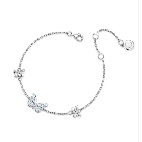 Bracelet Papillon Bleu Rêve Lumineux
