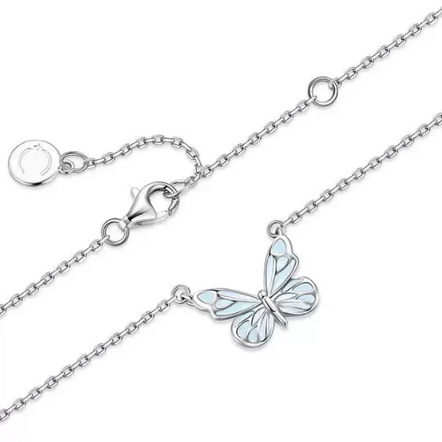 Collier Lumineux Intelligent Papillon Bleu