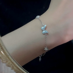 Bracelet Papillon Bleu Rêve Lumineux