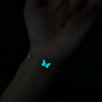 Bracelet Papillon Bleu Rêve Lumineux