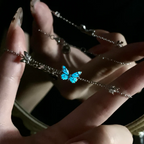 Bracelet Papillon Bleu Rêve Lumineux
